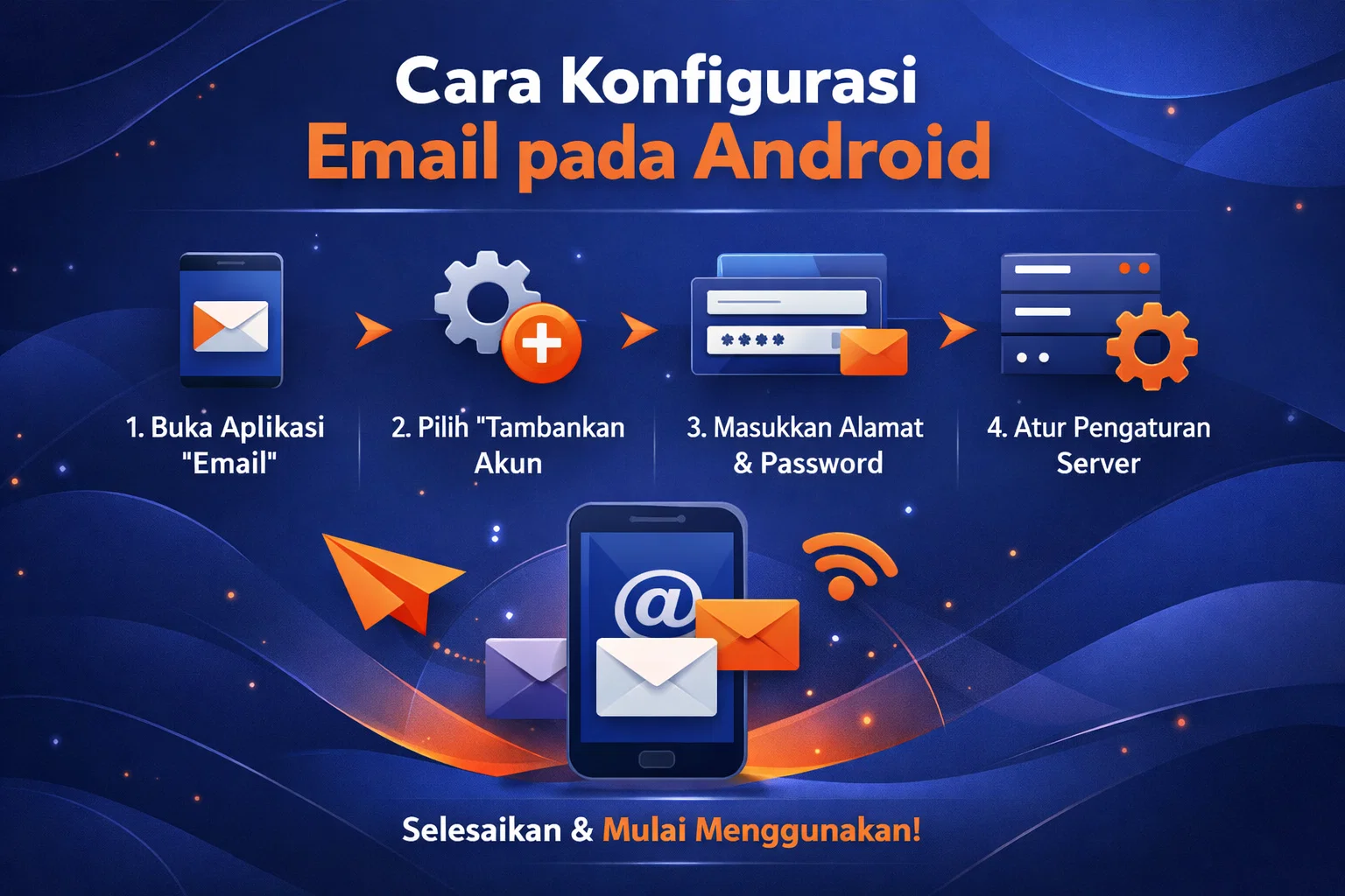 Cara Konfigurasi Email pada Android: Panduan Lengkap POP3 dan IMAP