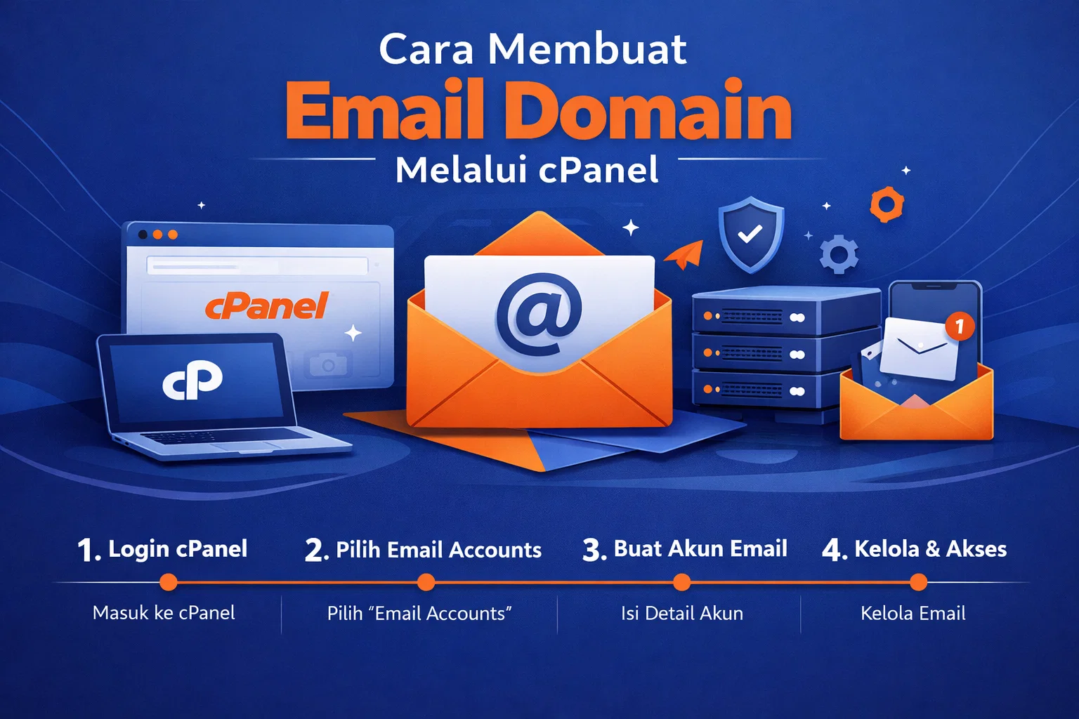 Cara Membuat Email Domain Melalui cPanel
