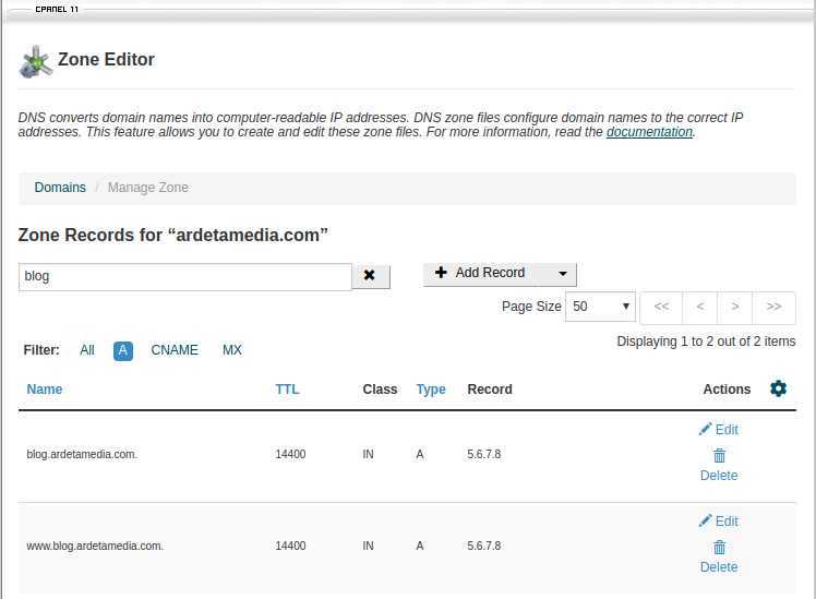 Cara Pointing Subdomain ke Server Lain