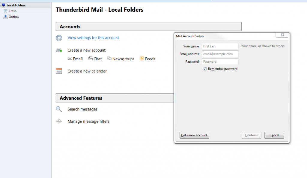 Cara setting email hosting Ardetamedia di Thunderbird