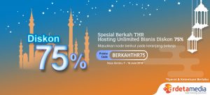 Promo Spesial THR Hosting Unlimited Bisnis